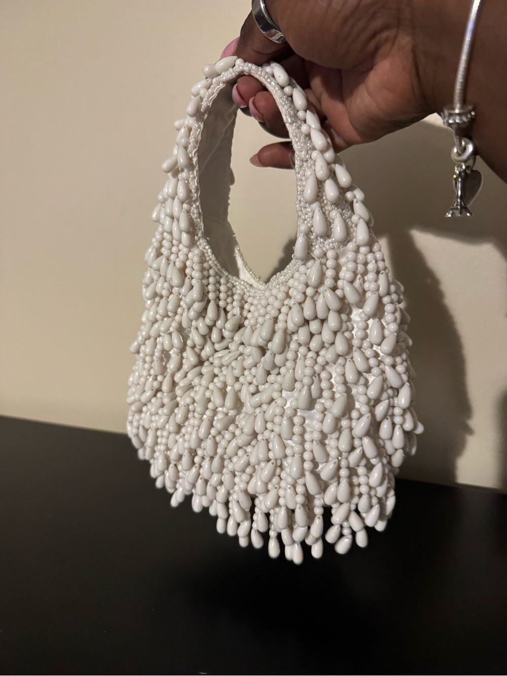 Beaded mini bag